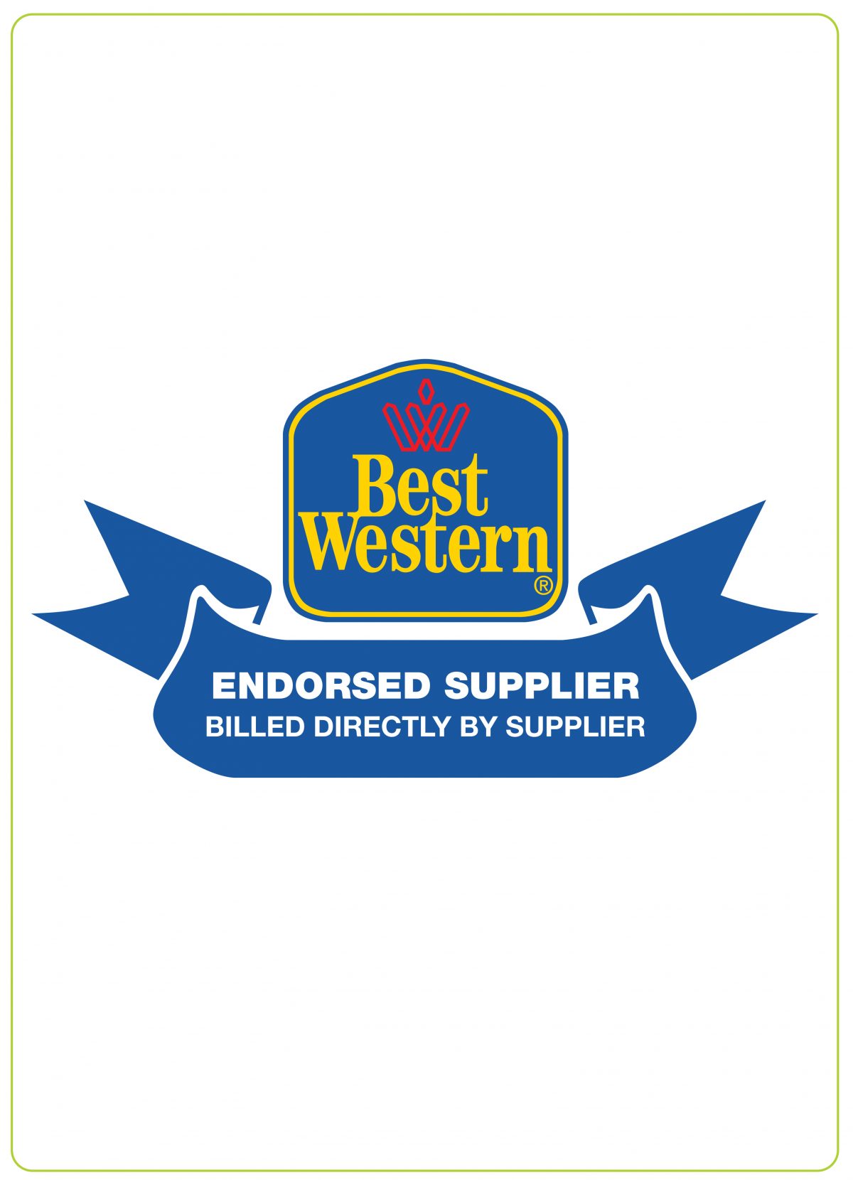 Best Western Blue Banner | Arizona Custom Labels | Southwest Label